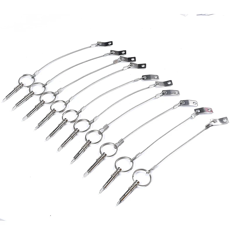 10 шт. быстроразъемный штифт для лодки Bimini с камерой и пружинным зажимом 1/4x1 дюйма