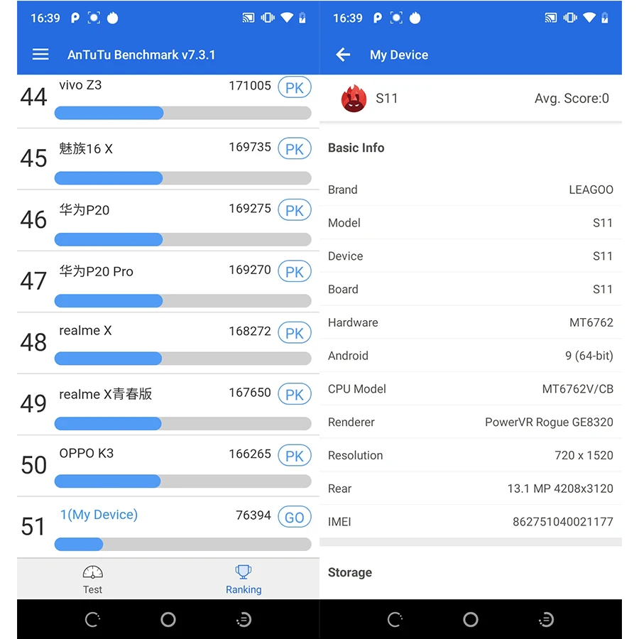 LEAGOO S11, 4 ГБ, 64 ГБ, Android 9,0, 6,3 дюйма, дисплей в виде капли воды, смартфон Helio P22, четыре ядра, 13 МП, двойная камера, отпечаток пальца, мобильный телефон