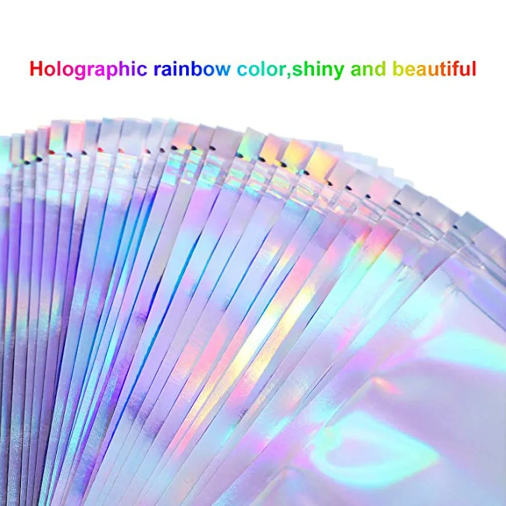 100pcs 4 размера на плоской подошве ванн Уайт герлс косметичка с одной стороны