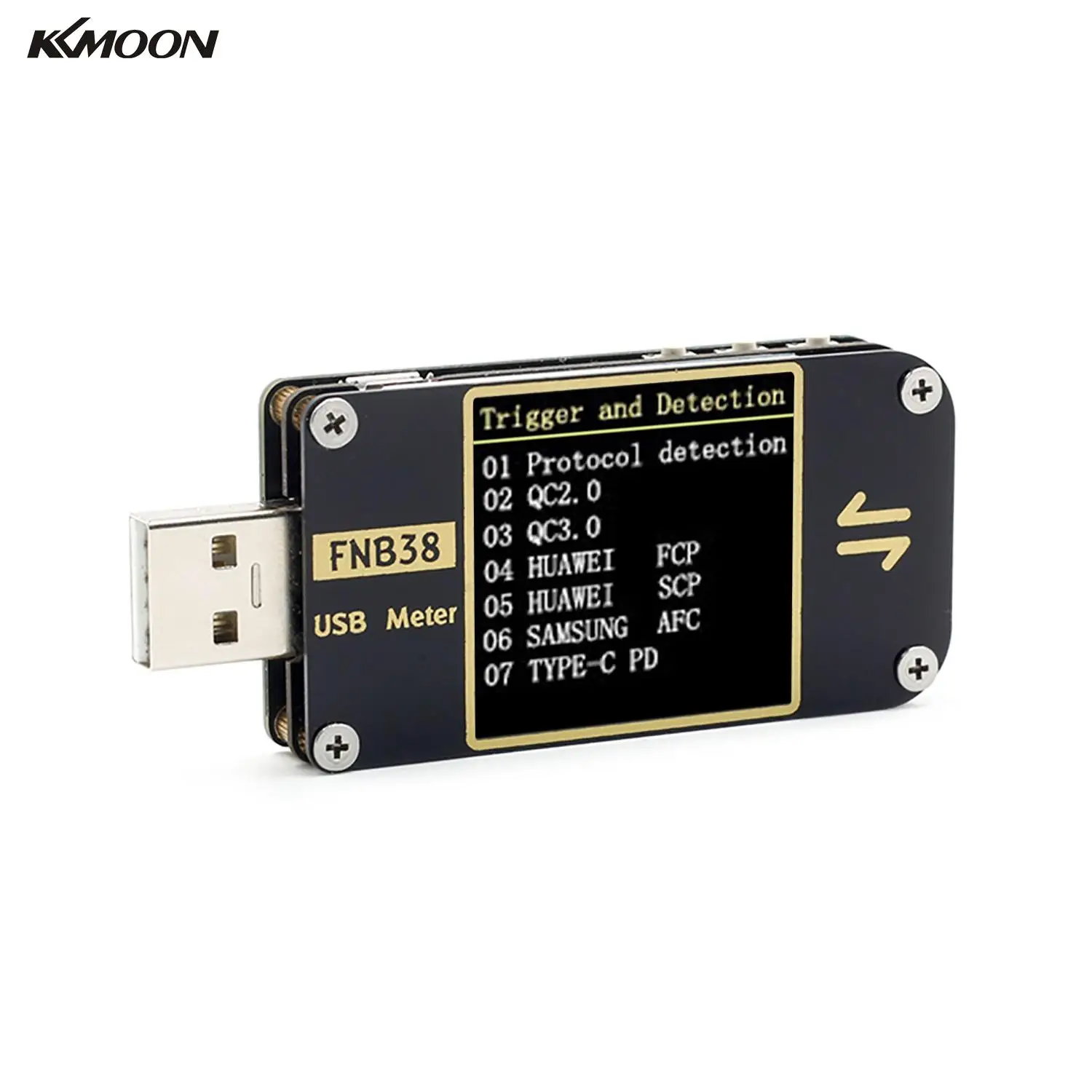 USB тестер напряжения KKMOON FNB38 измеритель тока QC4 и PD3.0 2 0 PPS протокол быстрой зарядки