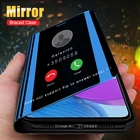 Умный зеркальный флип-чехол для телефона Samsung Galaxy M52 5G Susmung Gelaxi M 52 M52 52 M 2021 SM-M526B 6,7 ''Магнитный чехол-книжка с подставкой