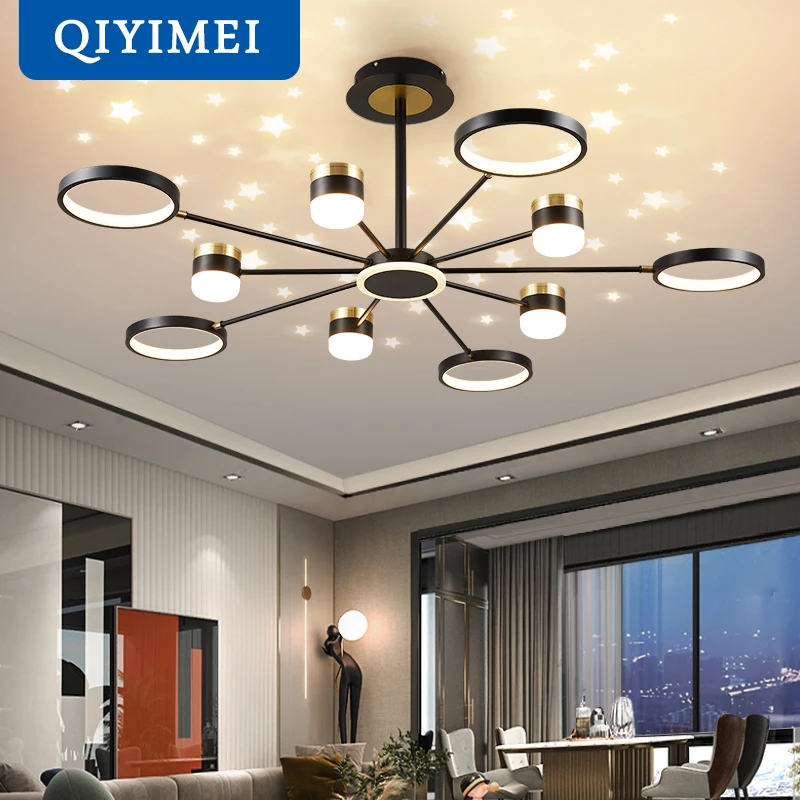 

Креативные светодиодный ные люстры в скандинавском стиле, Светильники для спальни, гостиной, комнатные светильники, освещение с эффектом Г...