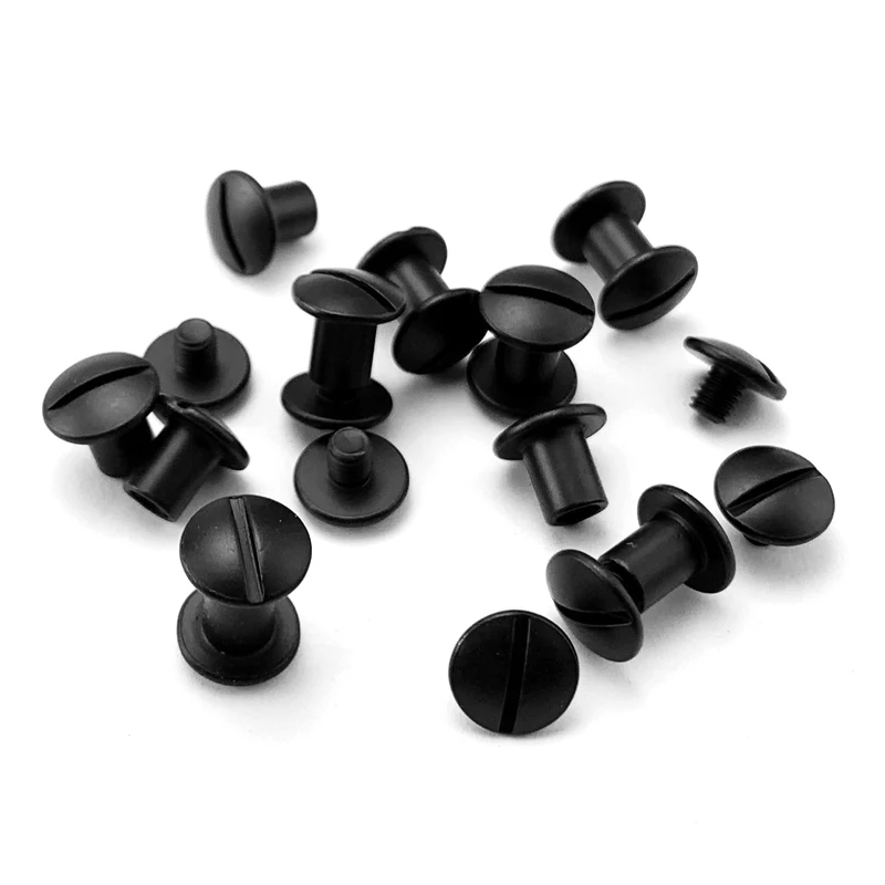 

10pcs Semi-circular head flat screw to lock buckle tool holder spindle stainless steel screw making tool DIY screw