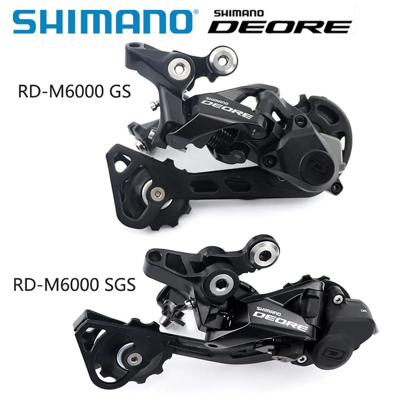 Shimano Deore RD M6000 10 задний переключатель скорости GS SGS MTB переключатели для горного велосипеда 10-speed 20/30-speed MTB Аксессуары для велосипеда