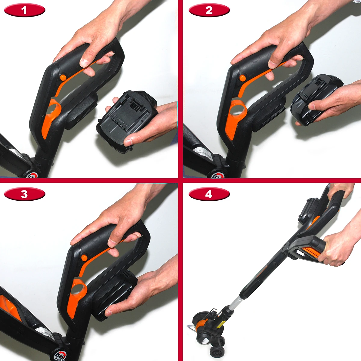 Аккумулятор для WORX WA3742 WG155 WG160 WG255 WG545 WA3520 WA3525 WA3760 WA3553 L50 20 в 6000 мАч|Перезаряжаемые