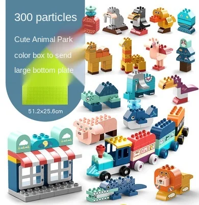 360 шт Большой размер кирпича красочные объемные кирпичи опорные плиты DIY