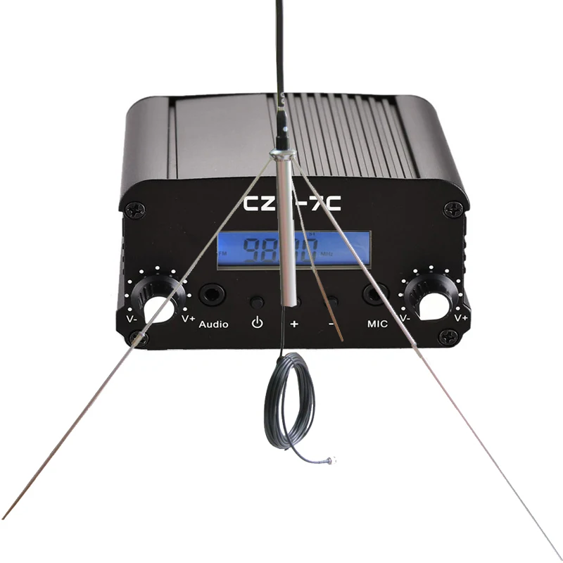 CZERF CZE-7C 76-108MHz Adjustable 7W PLL Stereo FM Transmitter Kit | Электроника