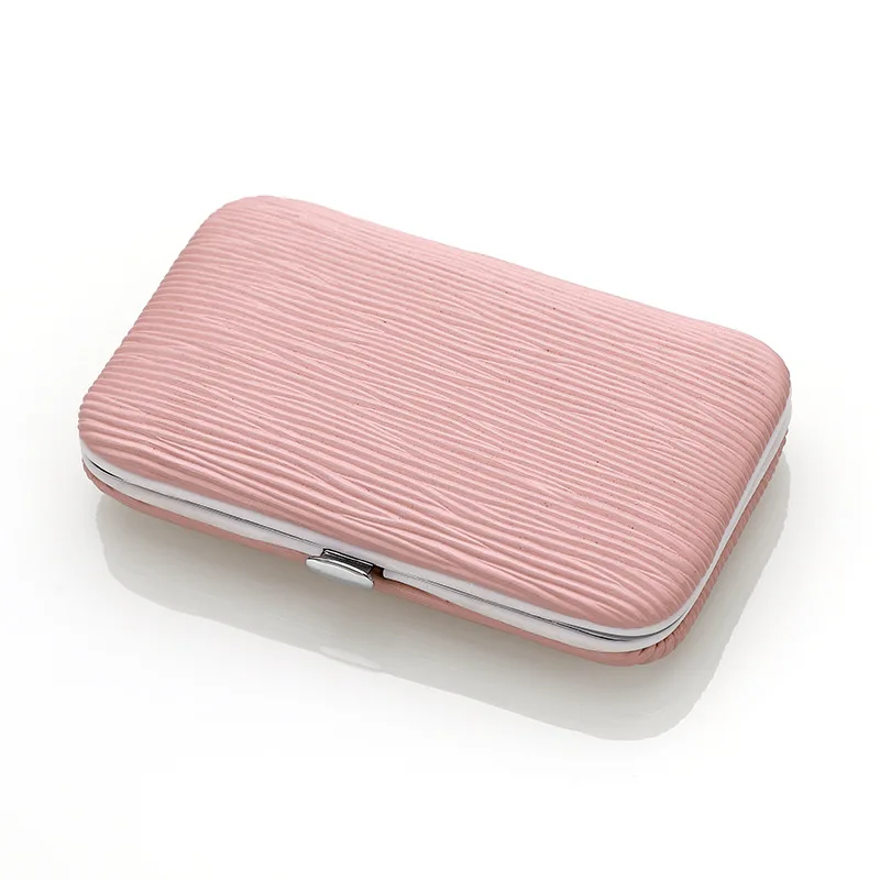 

Rubber plastic black nail clipper set elastic paint 10 piece manicure tool set