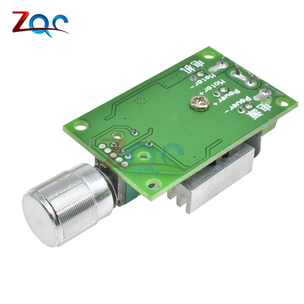 Контроллер скорости ШИМ двигателя постоянного тока 12 30 в 6 В 24 10 А|Контроллер