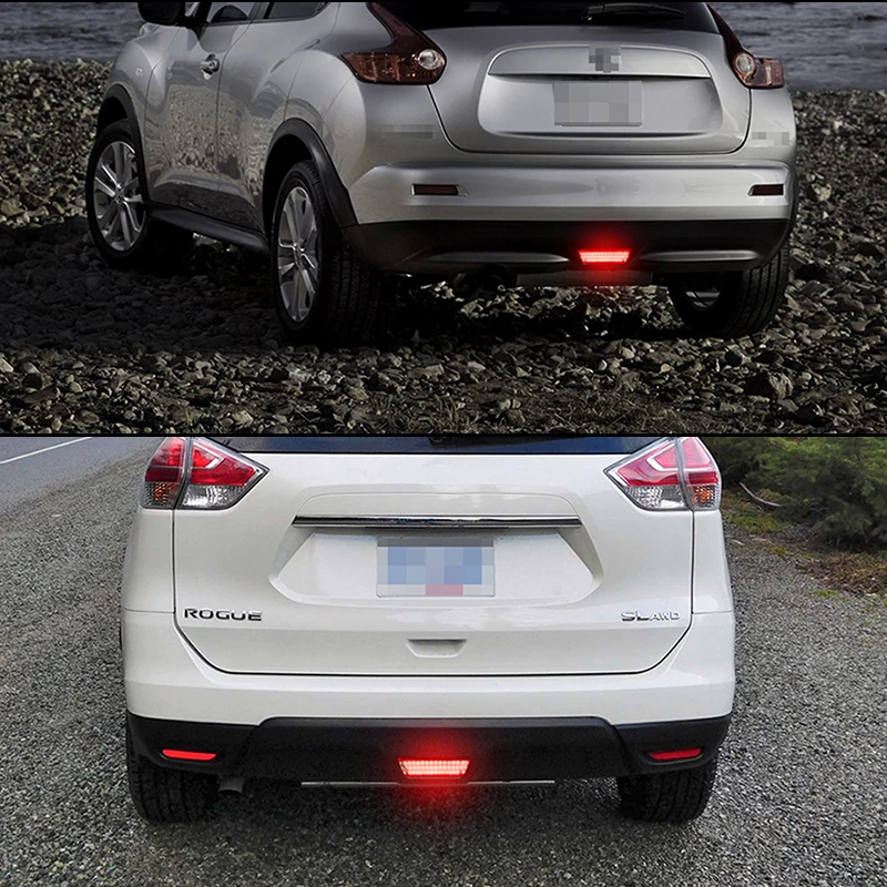 1 шт. супер яркий красный 3D оптический стоп сигнал высокой мощности для Nissan Juke Rogue