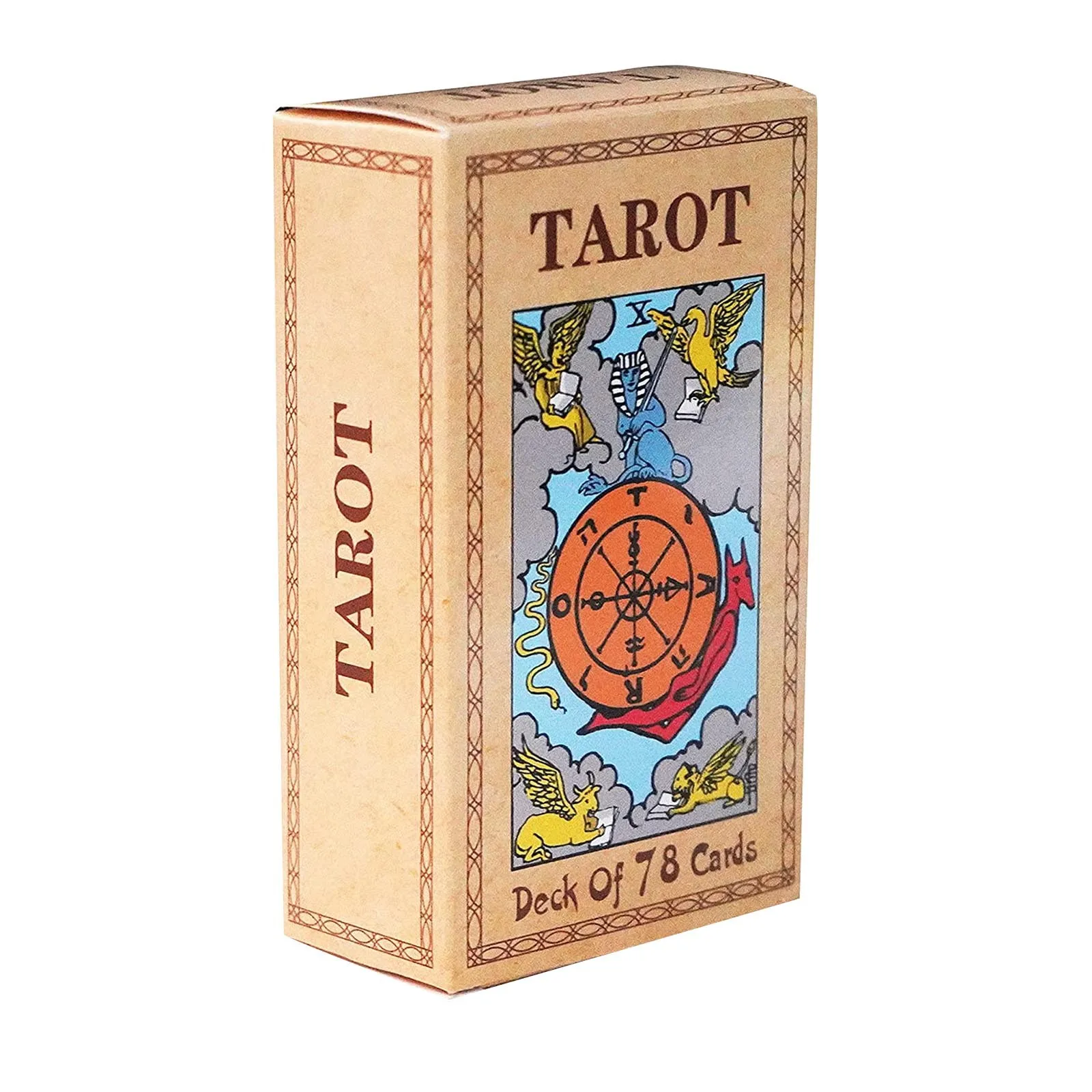 Карты Tarot карты с принтом Оракл английская версия для семейных настольных игр