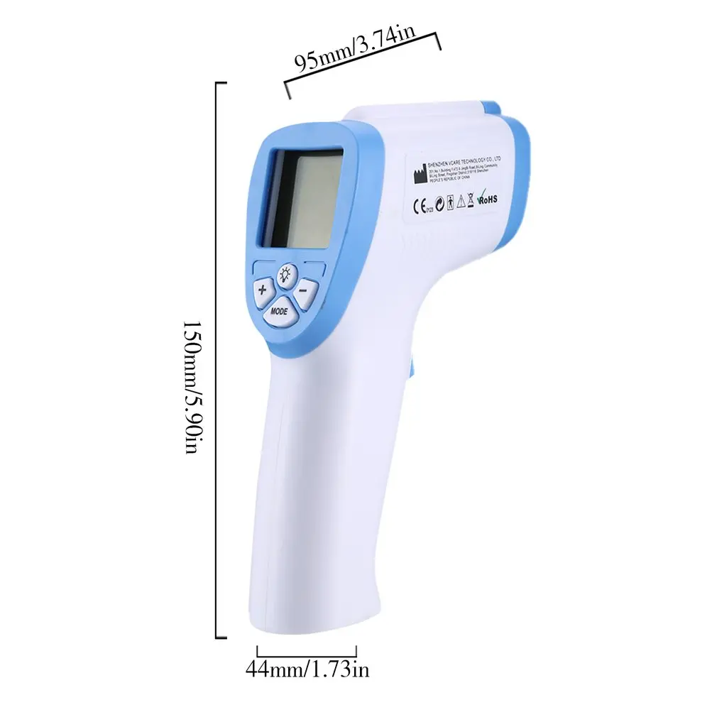 

Infrared Handheld Thermometer Household Forehead Thermometer Lcd Digital Non-Contact Body Temperature Meter English Version
