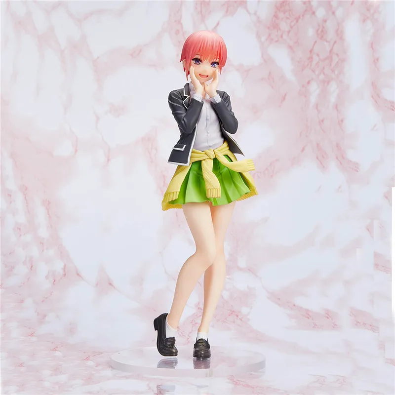

Pre Sale Nakano Ichika Action Figure The Quintessential Quintuplets Anime Figure Models Toys Ornaments Doll Pvc 20Cm Gift Toys