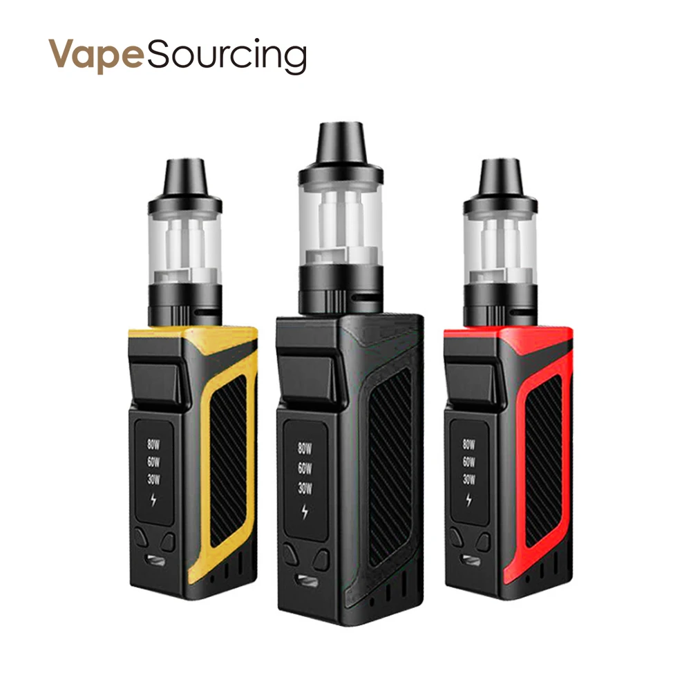 Оригинальный набор vape vapesourcing X16 Vape kit встроенный аккумулятор 2000 мАч 80 Вт 3 5 мл