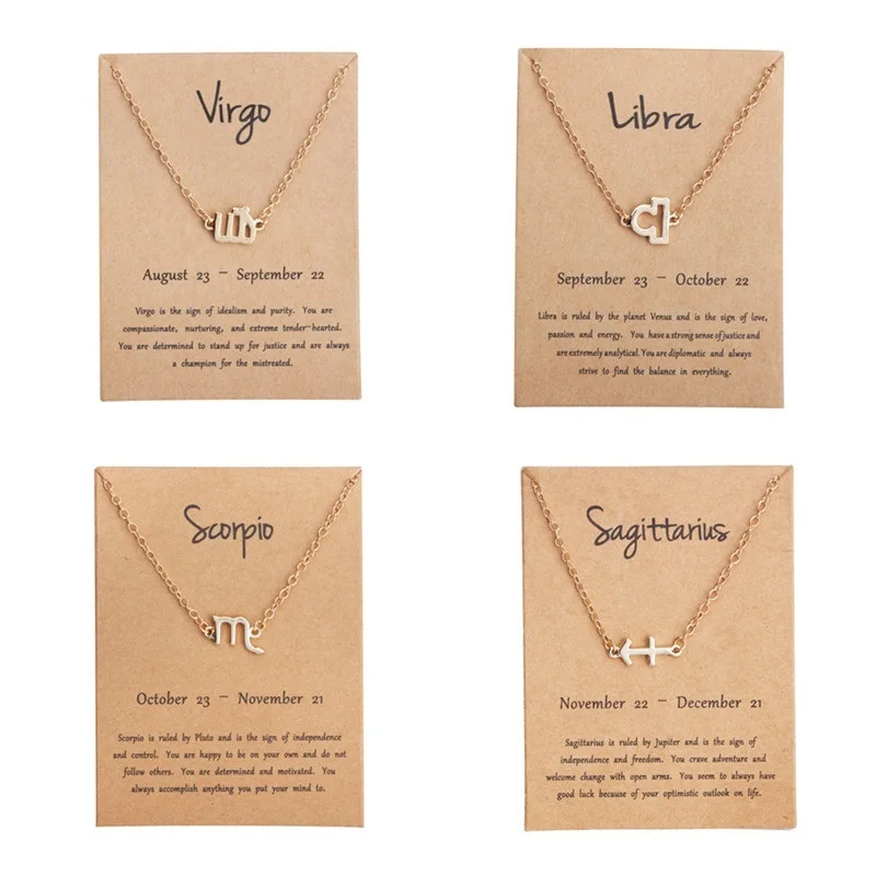 12 созвездия Зодиака Знаки браслеты для женщин рыбы Водолей Рак Лев золотой цвет