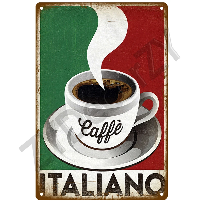 

Металлическая вывеска "Кофе"