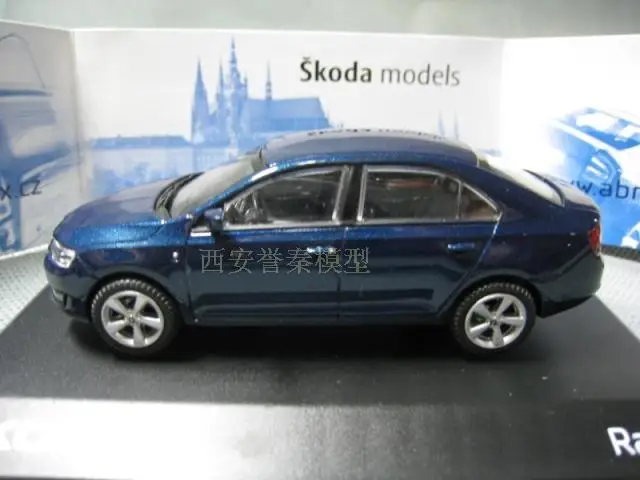 ABREX 1/43 масштаб SKODA RAPLD литой металлический автомобиль модель игрушки для коллекции, подарок, дети