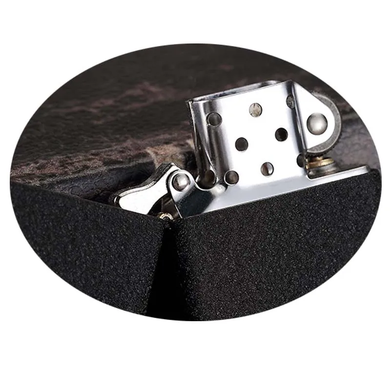 

Lighters Zorro Kerosene Windproof Creative Personality Trend Custom Retro Grinding Wheel Type DIY Gift for Boyfriend