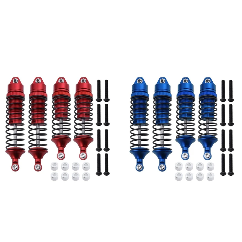 

Full Metal Front & Rear Big Bore Shock Absorber Damper for Traxxas Slash 4X4 1/10 RC Car Truck Accessories Parts