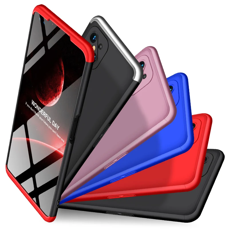 

For Oppo A92s Case 360 Degree Full Protection Shockproof Armor Hybrid Anti-knock Hard PC Shell A92s PDKM00 Back Cover