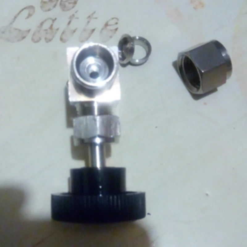 Регулируемый игольчатый клапан O.D 10 мм Труба из нержавеющей стали 304 высокое