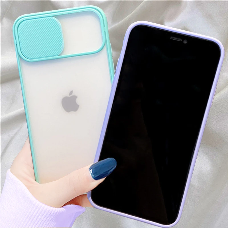 

Camera Lens Protection Phone Case on For iPhone 11 Pro Max 8 6 6S 7 Plus SE 2020 12 XR X Xs MAX Soft Silicone Back Cover Gift