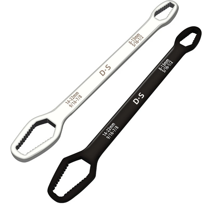 

8-22mm Double Head Multi-purpose Spanner Portable Car Bike Ratchet Wrench Key Set Screw Nuts Wrenches Hand Repair Tools