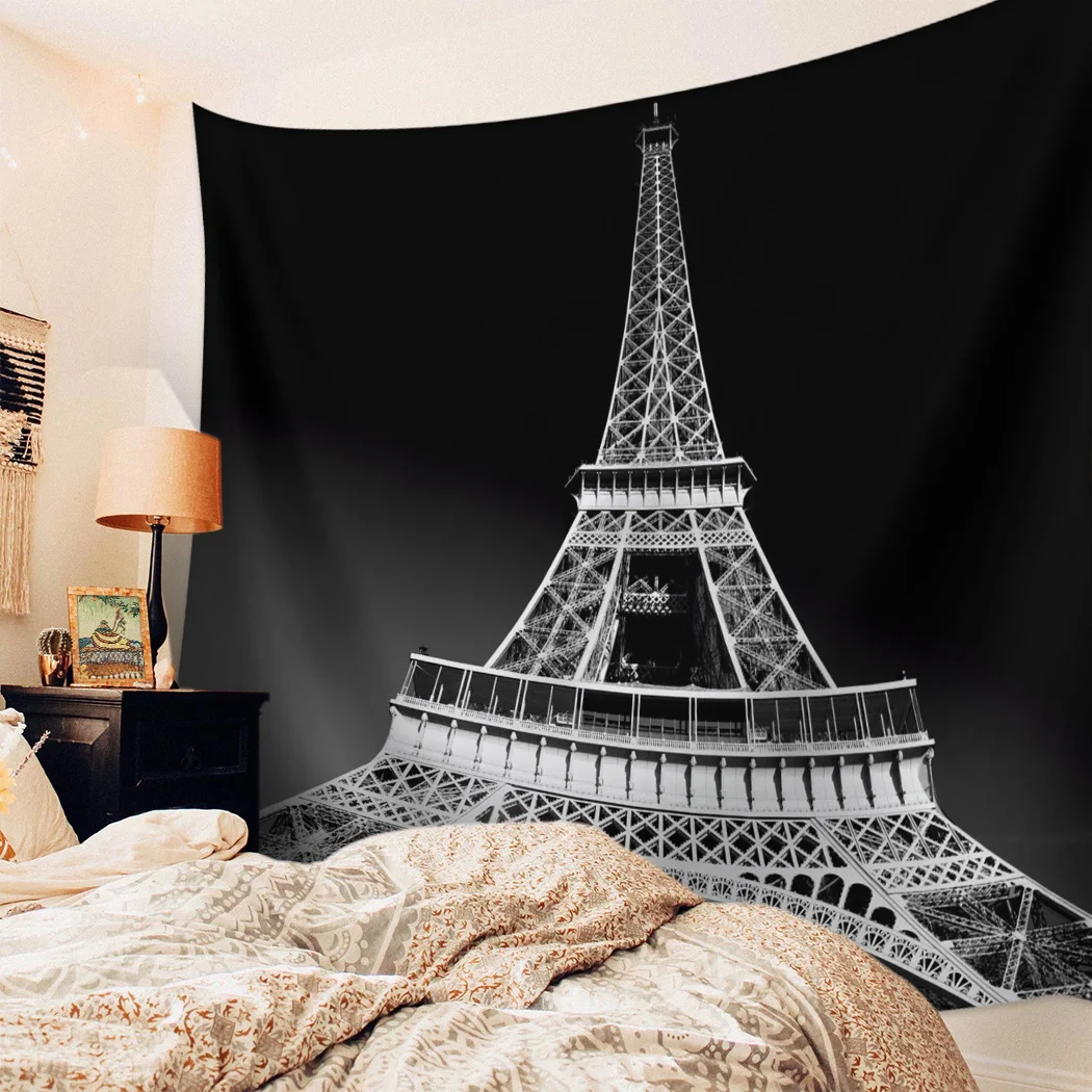 Эйфелева яруса Франция Париж искусство гобелен крышка полотенце пляжное Пикник