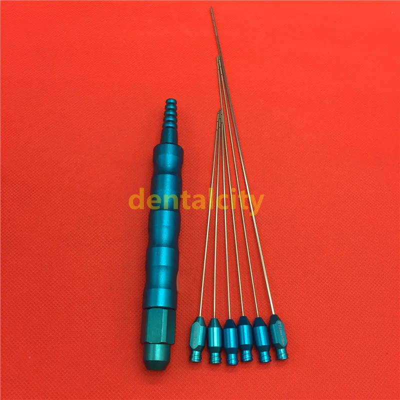 Новый 1 комплект лампа для инфильтрации канюля липосакции 5 шт. с ручкой |