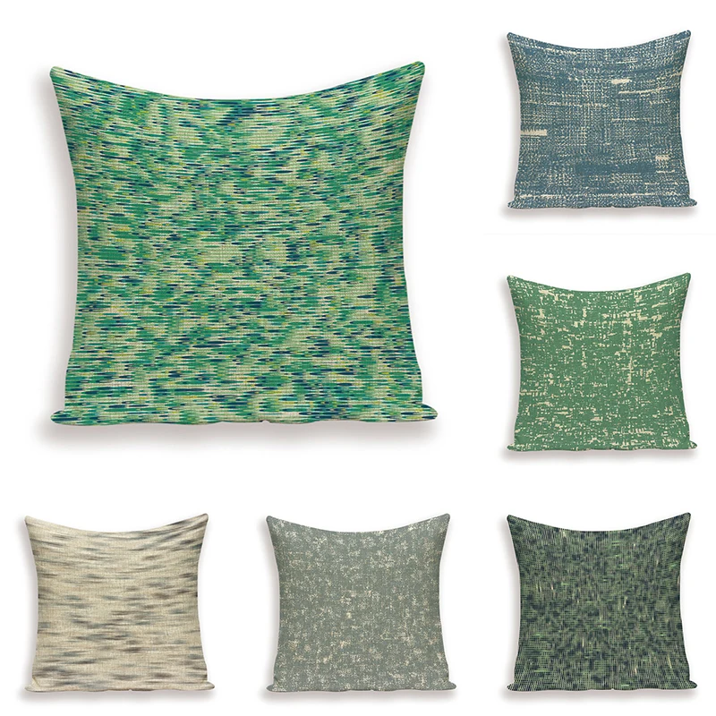 Абстрактные красочные Чехлы для подушек в стиле бохо наволочки гостиной льняные