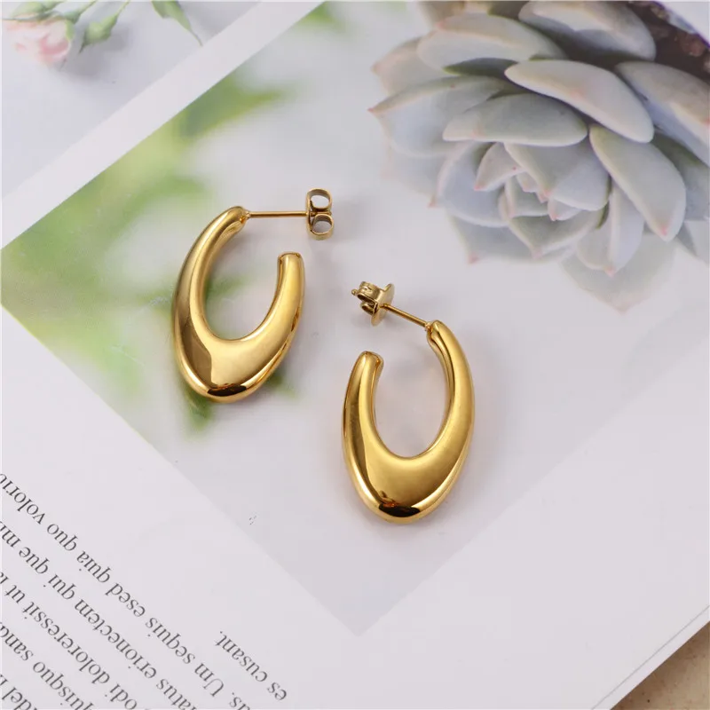 Женские серьги-подвески OUFEI серьги из нержавеющей стали ювелирные изделия для