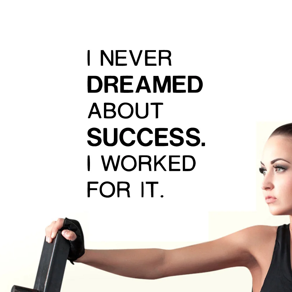 

Drop Shipping GYM Wall Stickers Self Adhesive Art Wallpaper For Kids Rooms Decoration Mural Custom