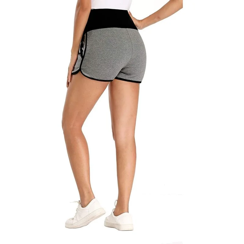 Women's Maternity Shorts Over The Belly Summer Workout Lounge Yoga Sports Pregnancy Pants | Мать и ребенок