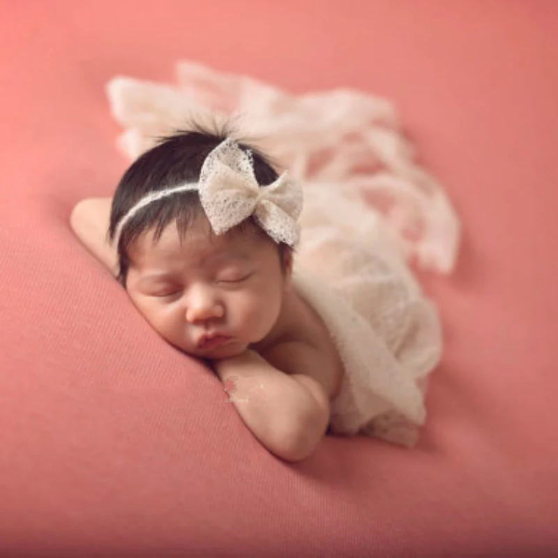 

Newborn Receiving Blankets Wrapping Towels 50*160cm Baby Photography Props Accessories Bed Wrap Shawl Scarf Infant Sleeping Bag