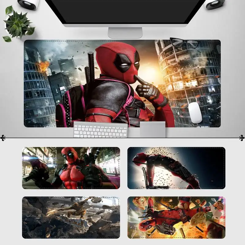 

Desk Mat Deadpool Mouse Pad Laptop PC Computer Mause Pad Desk Mat For Big Gaming Mouse Mat For Overwatch/CS GO