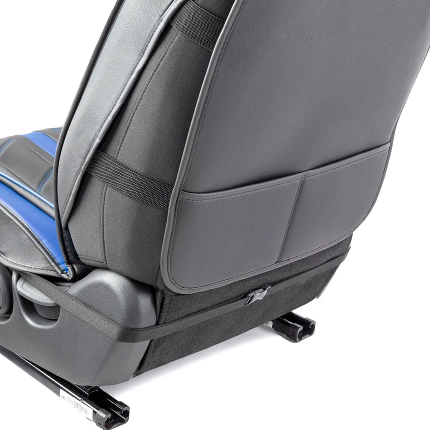 Frame 3D capes for front seats &quotcar performance&quot 2 pcs. eco-leather cus-3012 BK/BL | Автомобили и мотоциклы