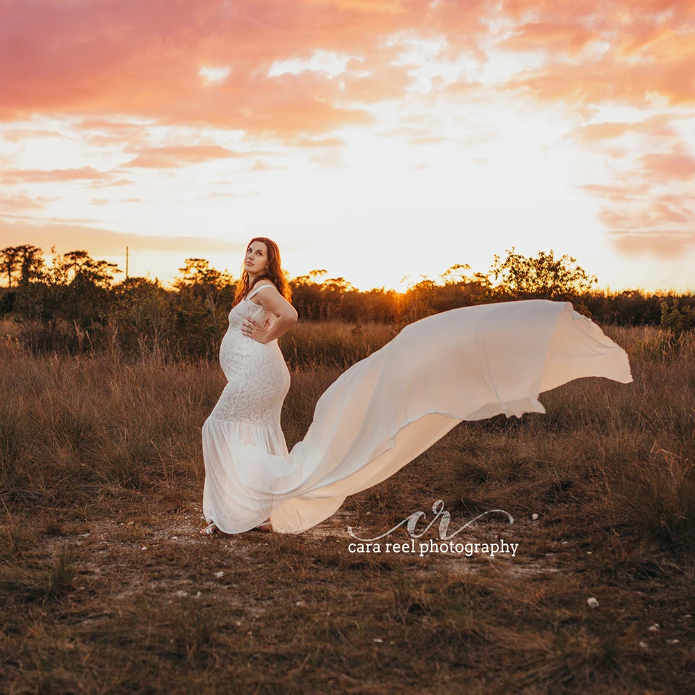 Новые сексуальные кружевные платья для беременных Don & Judy фотосъемки семейная