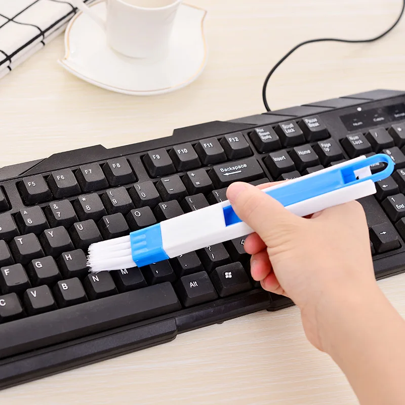 Multifunction Computer Window Cleaning Brush Groove Keyboard Cleaner Nook Cranny Dust Shovel Track Brushes | Дом и сад