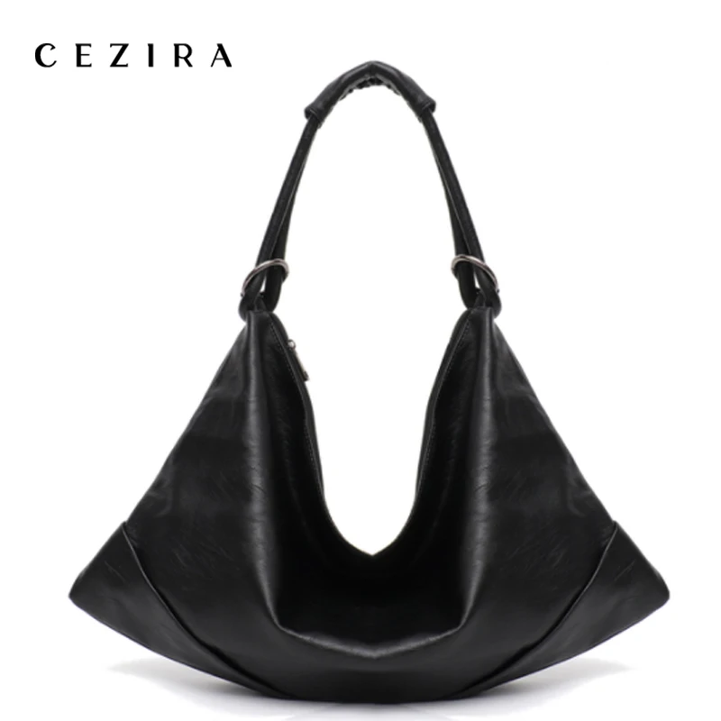 

Женская сумка-хобо CEZIRA, большая сумка-хобо из мягкой искусственной кожи высокого качества, модный светильник, сумка через плечо