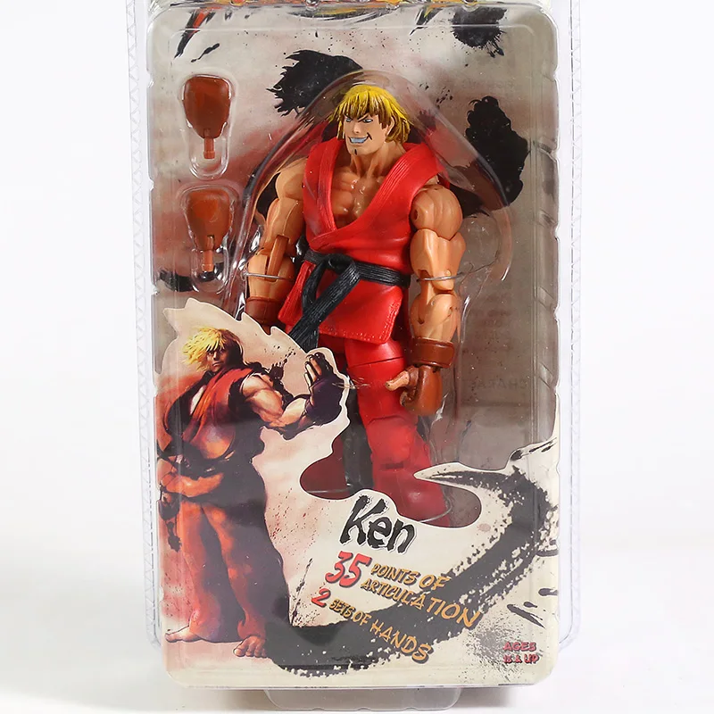 Экшн фигурка из ПВХ Ryu Ken Chun li Gouki Guile игрушечная кукла|Игровые фигурки и