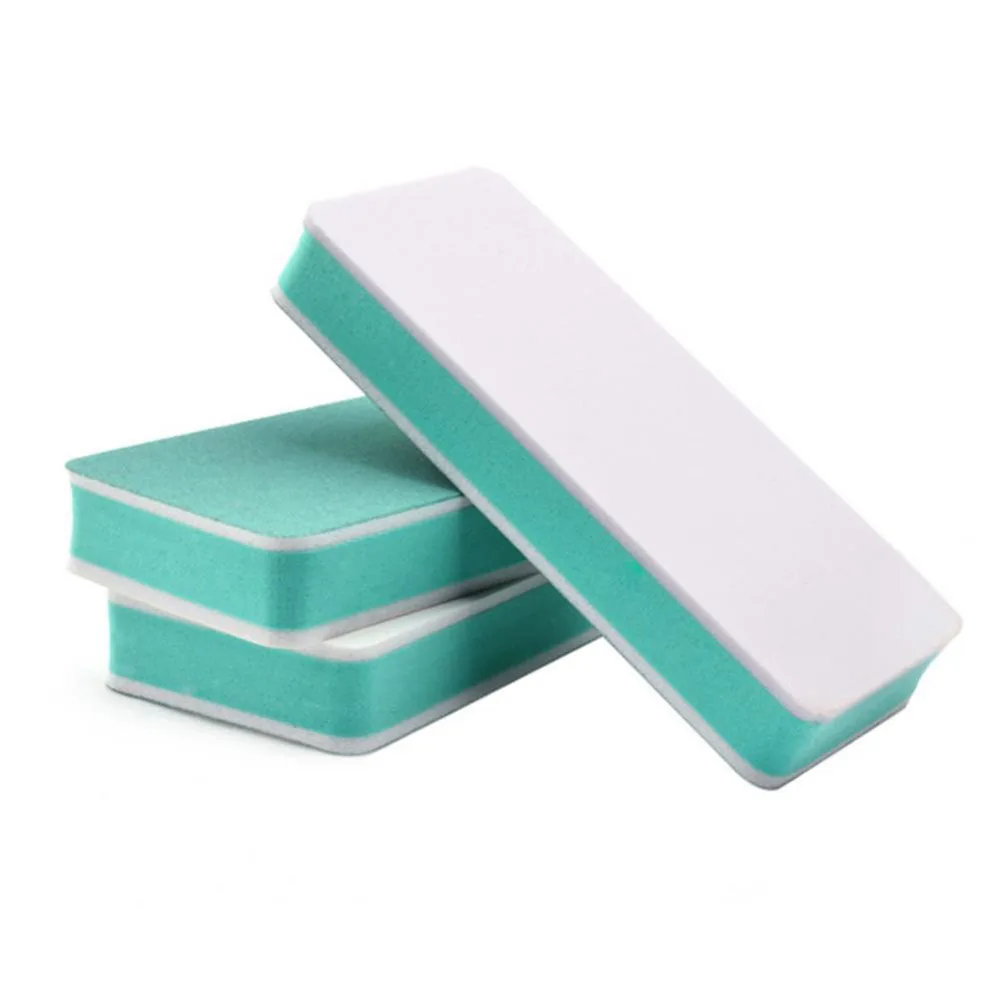 

10pcs/ Pack Professional Nail Art Sanding Files Sponge Washable Double Side Sanding Polish Buffer Blocks Manicure Pedicure Tools