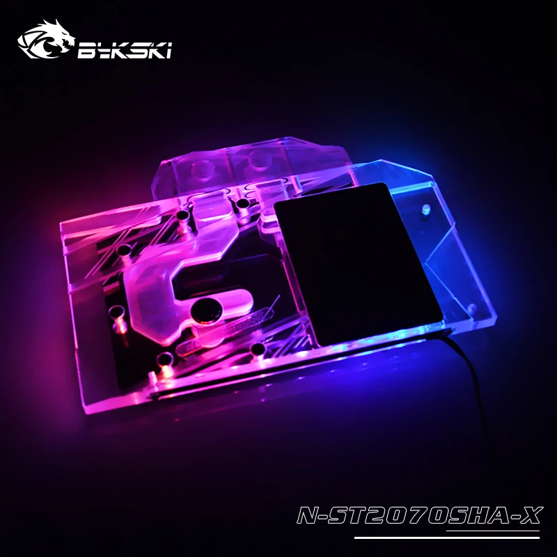 Bykski N ST2070SHA X GPU Блок водяного охлаждения для ZOTAC RTX 2070 super 8GD6 HA / MINI OC|Кулеры и системы