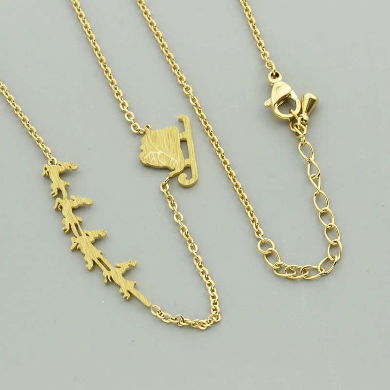 Уникальное рождественское ожерелье с подвеской для женщин и мужчин ювелирные