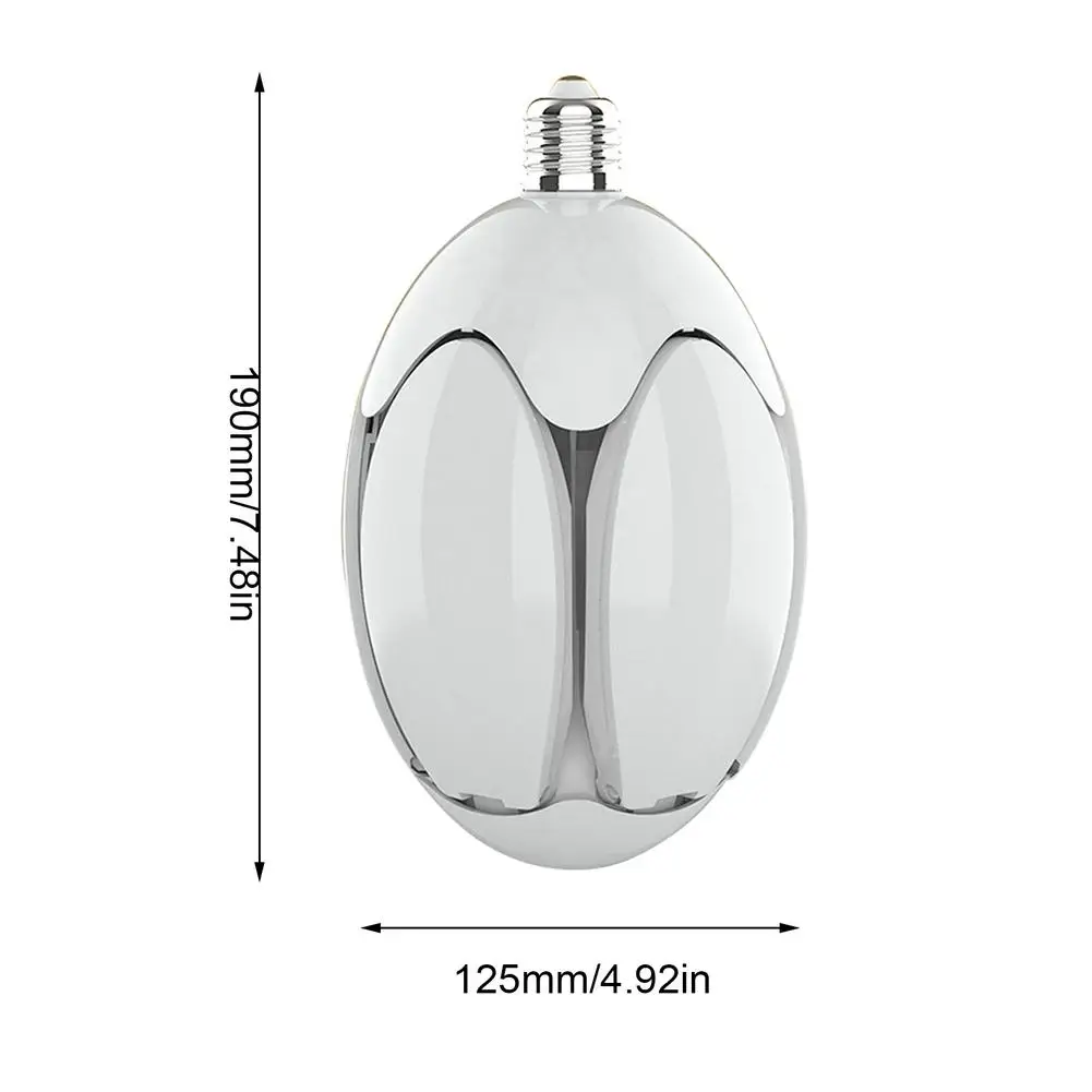 

LED Garage Ceiling Light High Temperature Resistance Folding Lamp Deformation Lamp LED Folding Deformation Egg Garage Lamp