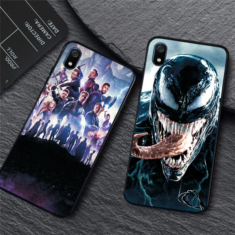 Чехол s для Xiaomi Redmi 7 силиконовый чехол для телефона Marvel Hero чехол "Железный человек" черный чехол из ТПУ для Xiaomi Redmi 7A 7 A Note 7 Fundas чехол