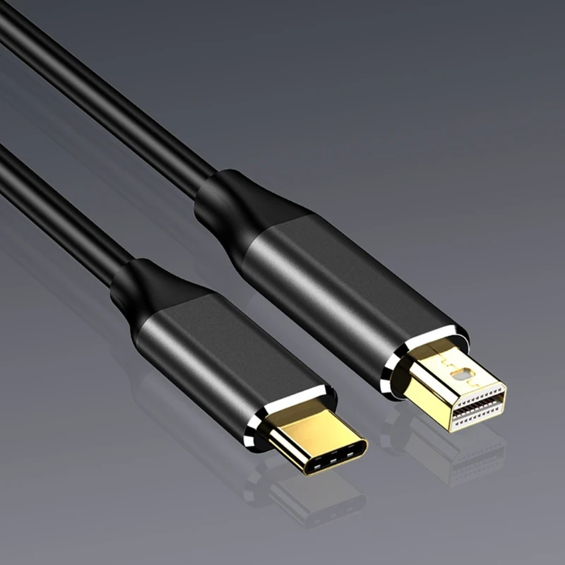 

Переходник с USB C на Mini DisplayPort 4K/60Hz Mini DP, совместимый с Surface Book2 Galaxy S21/S8 Pro/ Air 2020