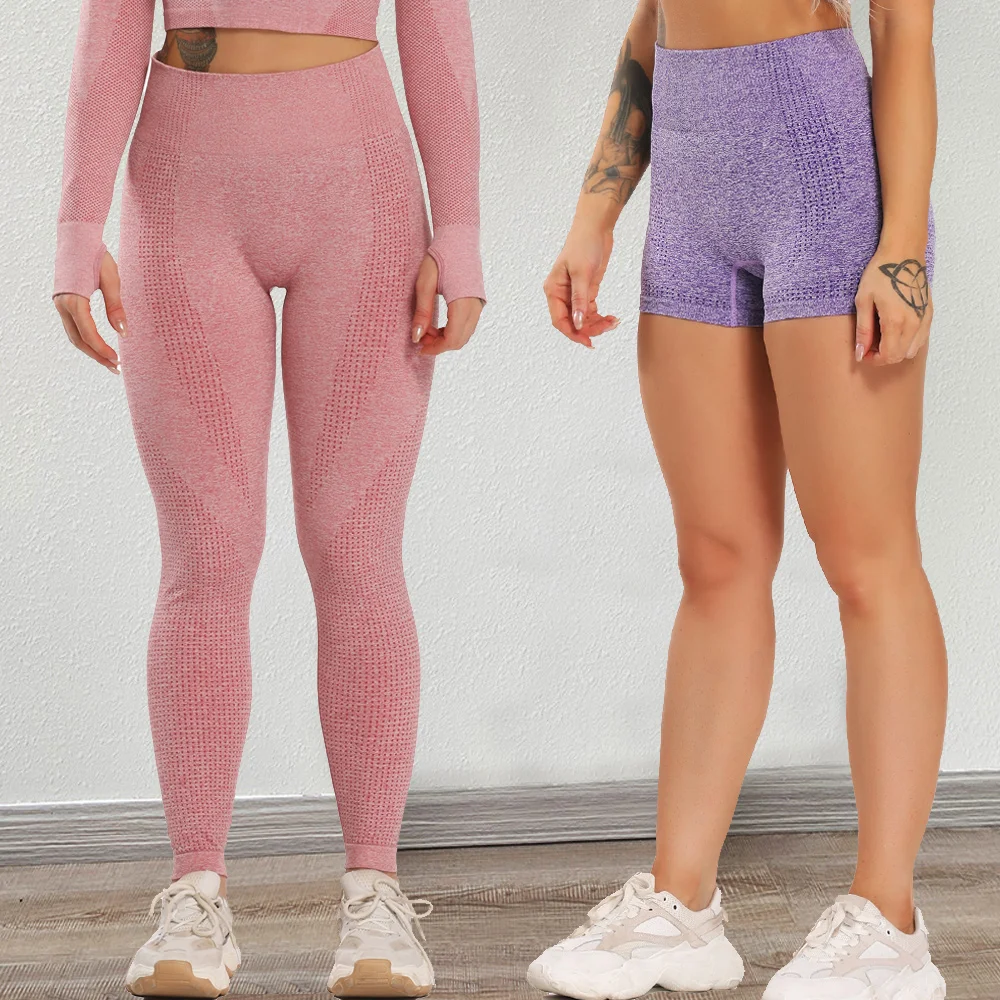 Бесшовные женские спортивные Леггинсы для фитнеса леггинсы тренировок