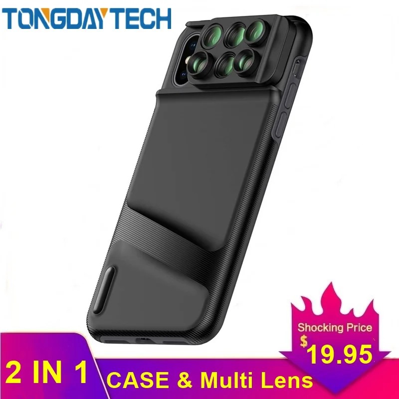 Tongdaytech объектив камеры мобильного телефона для Iphone XS MAX XR X широкоугольный макрообъектив рыбий глаз объектив для мобильного телефона чехол для телескопа