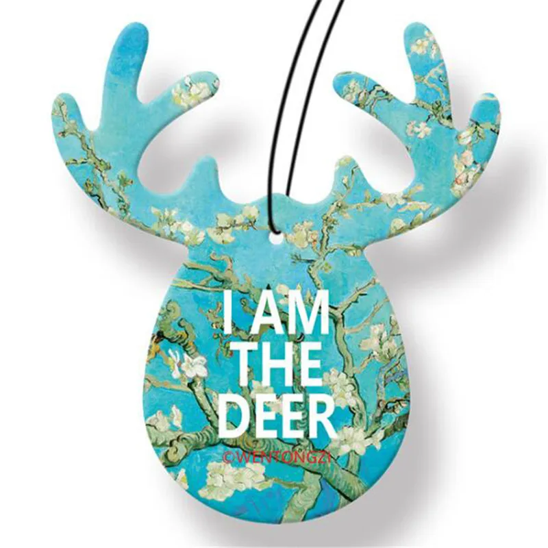 

Deer Shaped Car Pendant Air Freshener Decoration Solid Aromatherapy Perfume Tablet Scented Piece