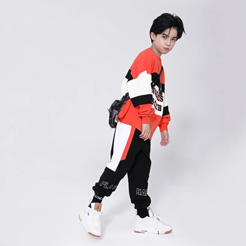 Костюм спортивный для мальчиков весна 2020 в стиле хип-хоп DQS3931 | Тематическая